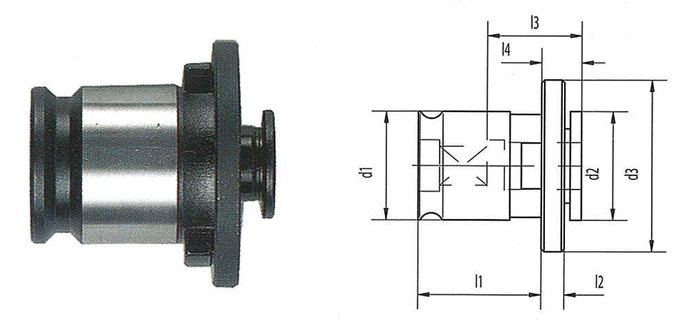 Kierretapin pidin, 31 mm ilman momenttia